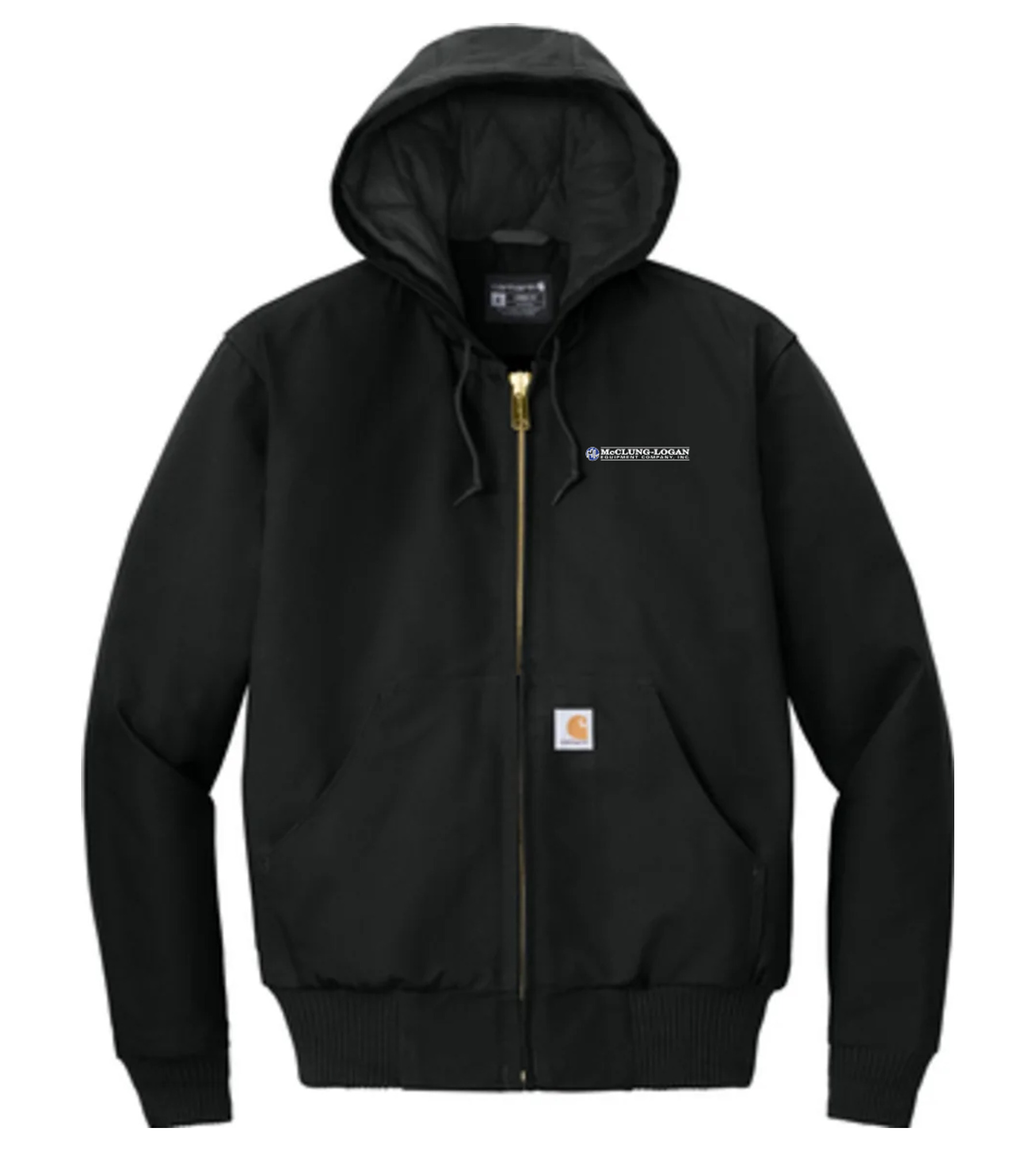 Carhartt Quilted-Flannel-Lined Duck Active Jac
